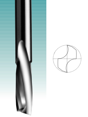 Double Edge - Solid Carbide Downcut Spiral O Flute