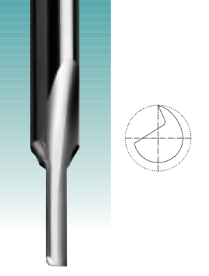 Single Edge - Solid Carbide Straight Wood Rout