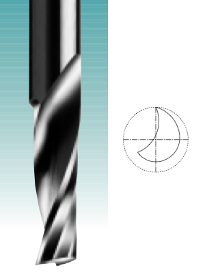 Single Edge - Solid Carbide Upcut Spiral O Flute
