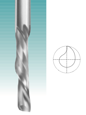 Single Edge - High Speed Steel Downcut Spiral