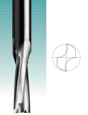 Double Edge - Solid Carbide Upcut Spiral O Flute