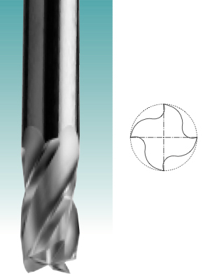 Four Edge - Solid Carbide Spiral