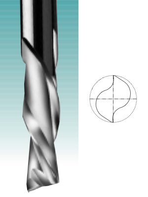 Double Edge - Solid Carbide Downcut Spiral